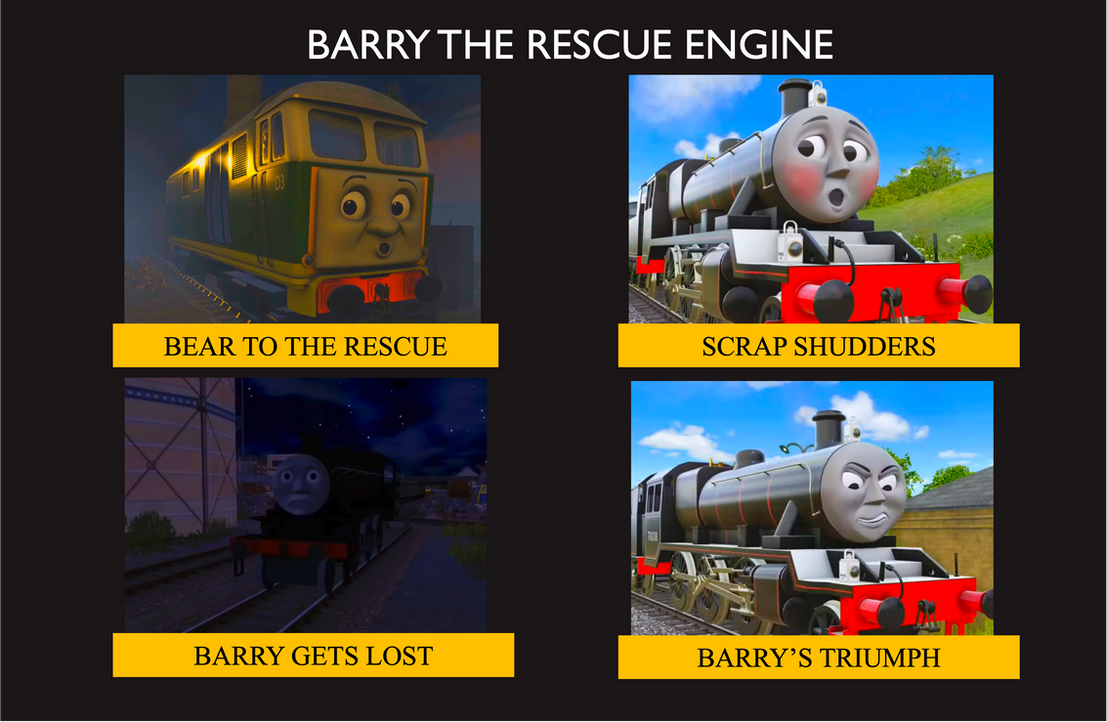 Barry Tender Engine Barry the Rescue Engine poster by ArthurEngine on DeviantArt