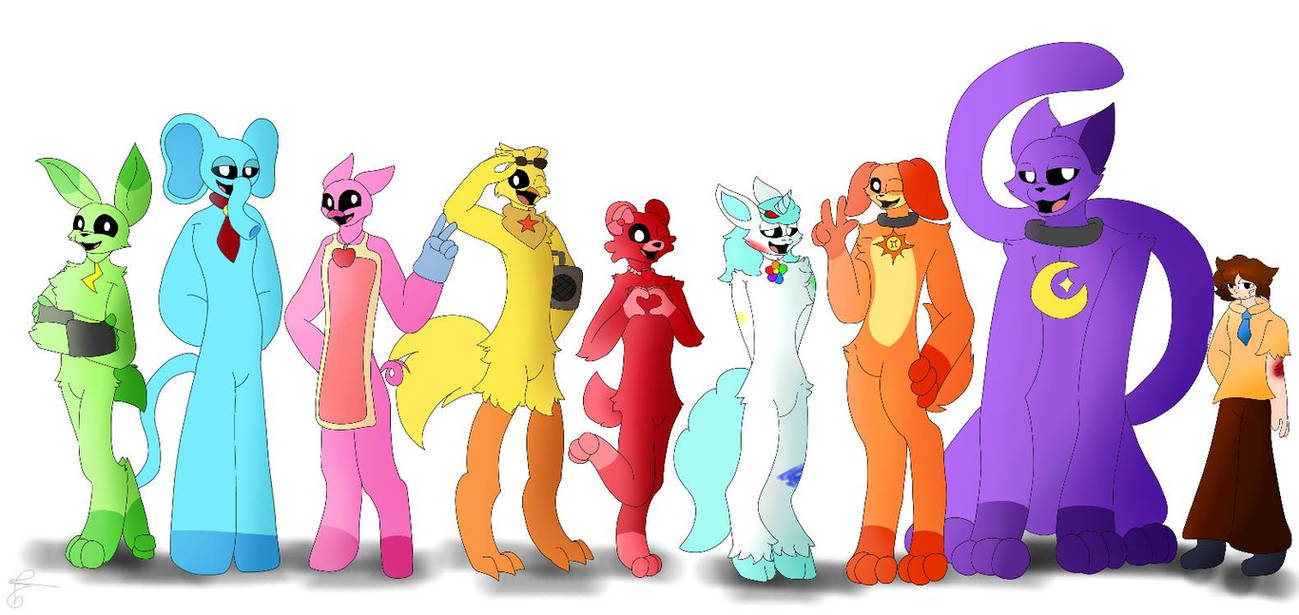 Smiling Critters Renders Artstyle test (Smiling critters) by ZoroReiner on DeviantArt