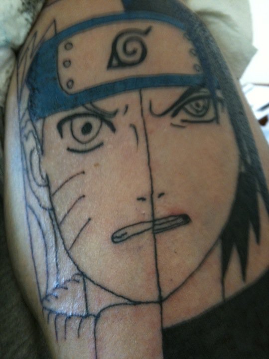 Naruto And Sasuke Half Way By Tombkeepers Angel On Deviantart Naruto And Sasuke Half Way By Tombkeepers Angel On Deviantart