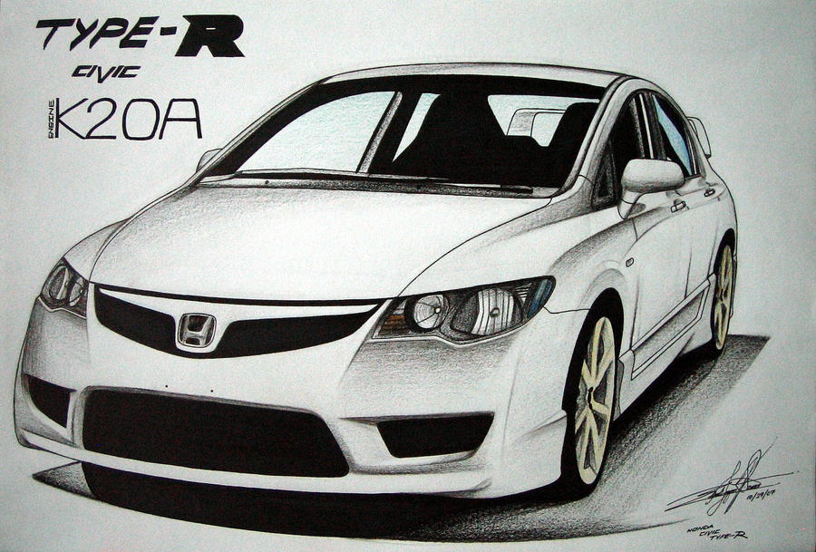 2007 Honda Civic Type-R JDM by EdgardoS on DeviantArt