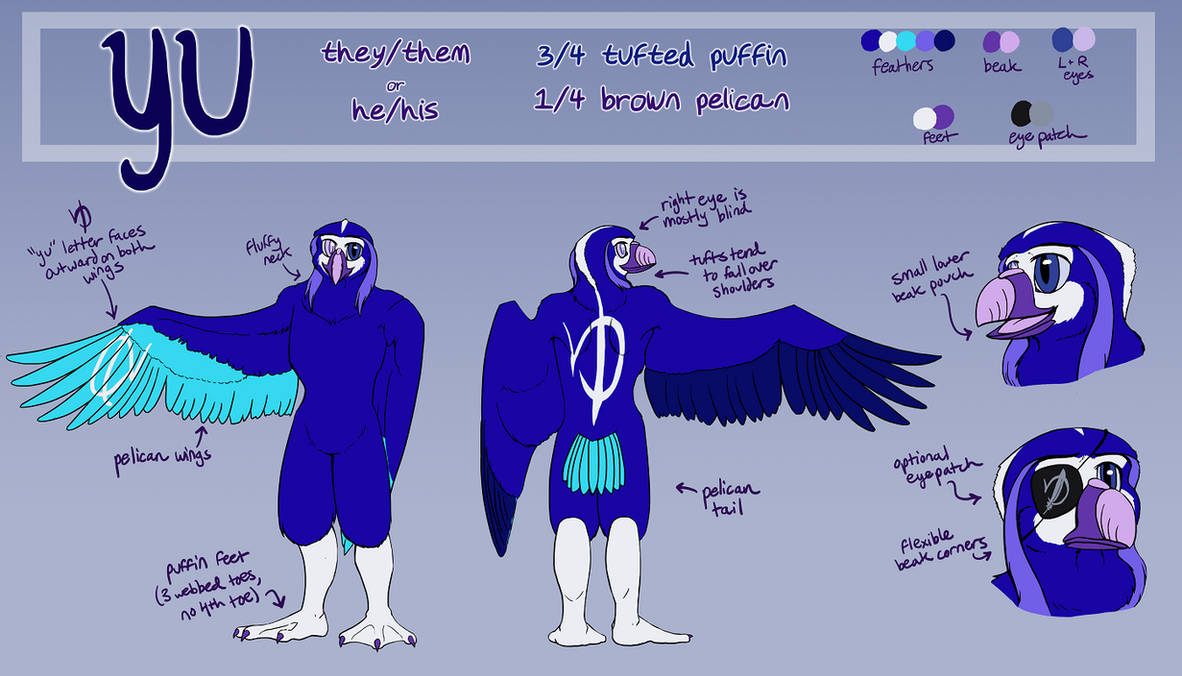 Yu Reference Sheet by YuPuffin on DeviantArt
