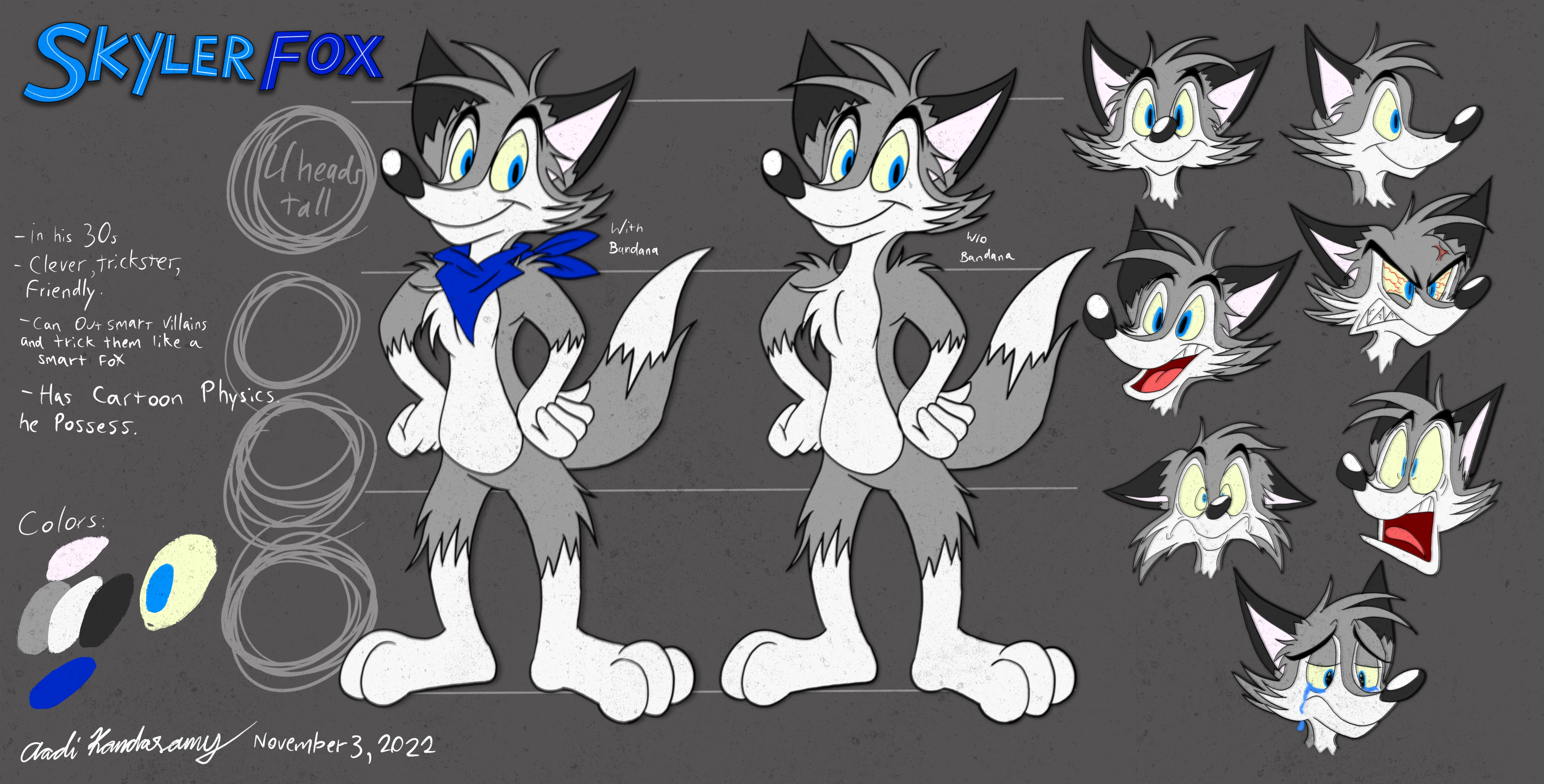 Blue Fog Player006 Reference Sheet by UnkownFenikenFox on DeviantArt