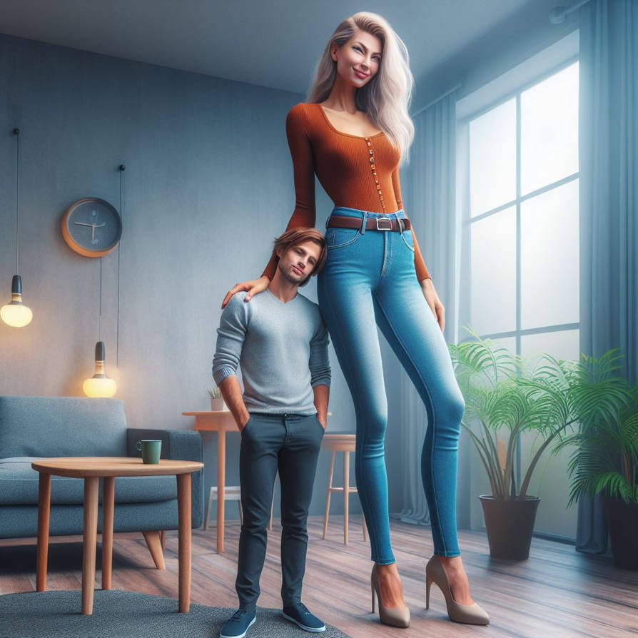 Tall Woman, Short Man 15 by colhogan on DeviantArt
