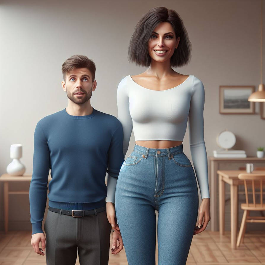 Tall Woman, Short Man 33 by colhogan on DeviantArt