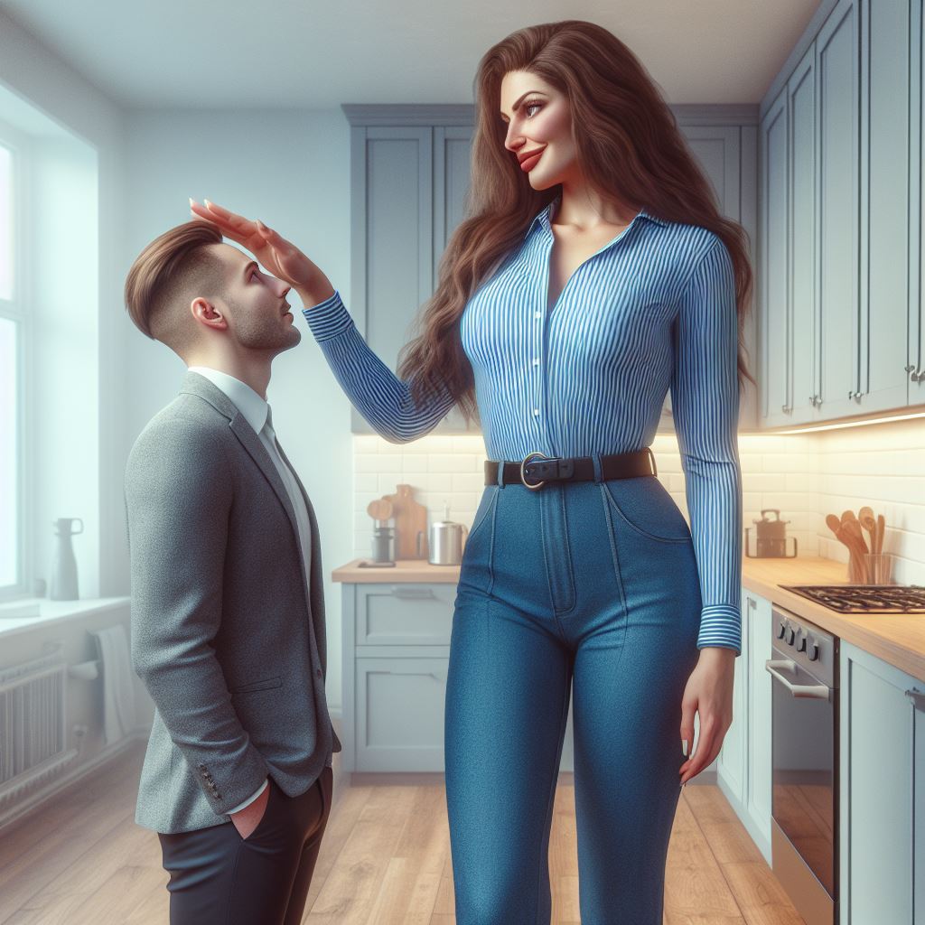 Tall Woman, Short Man 39 by colhogan on DeviantArt
