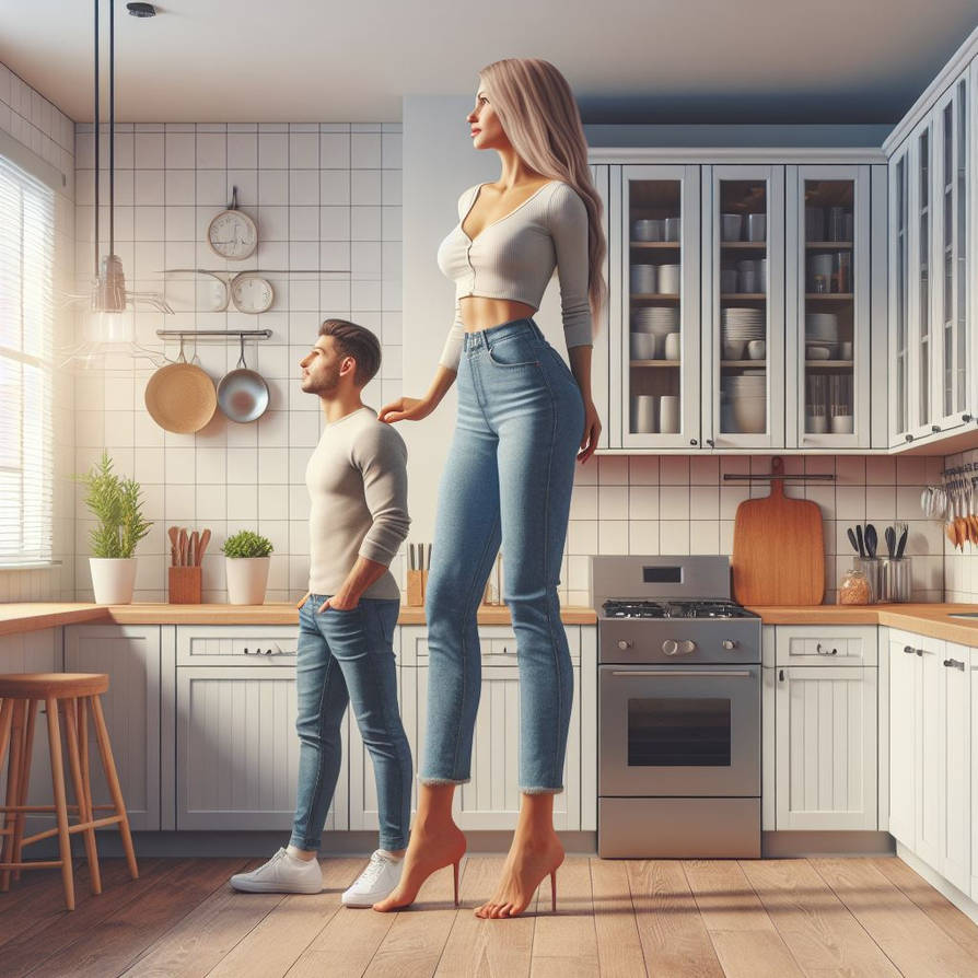 Tall Woman, Short Man 41 by colhogan on DeviantArt