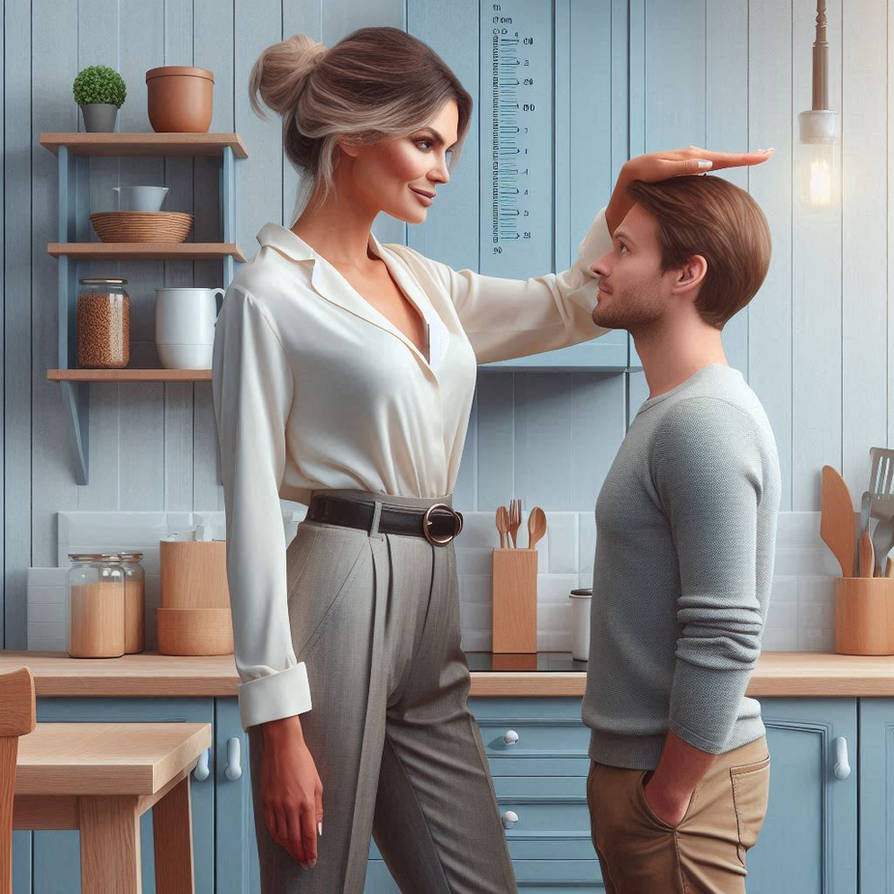 Tall Woman, Short Man 50 by colhogan on DeviantArt