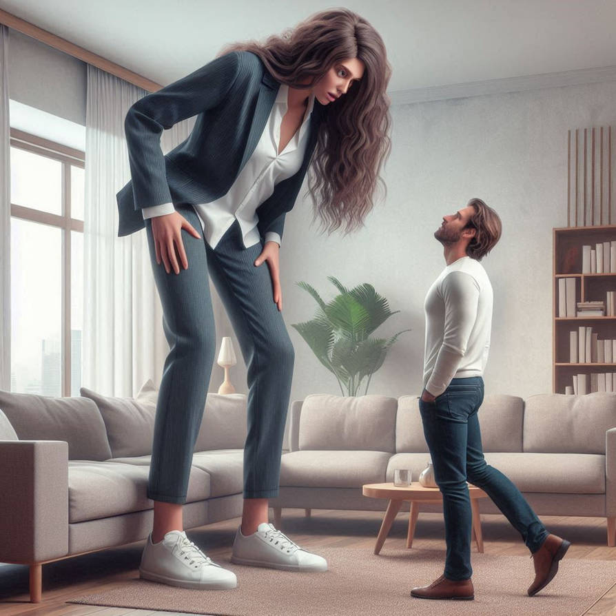 Tall Woman Short Man 68 by colhogan on DeviantArt