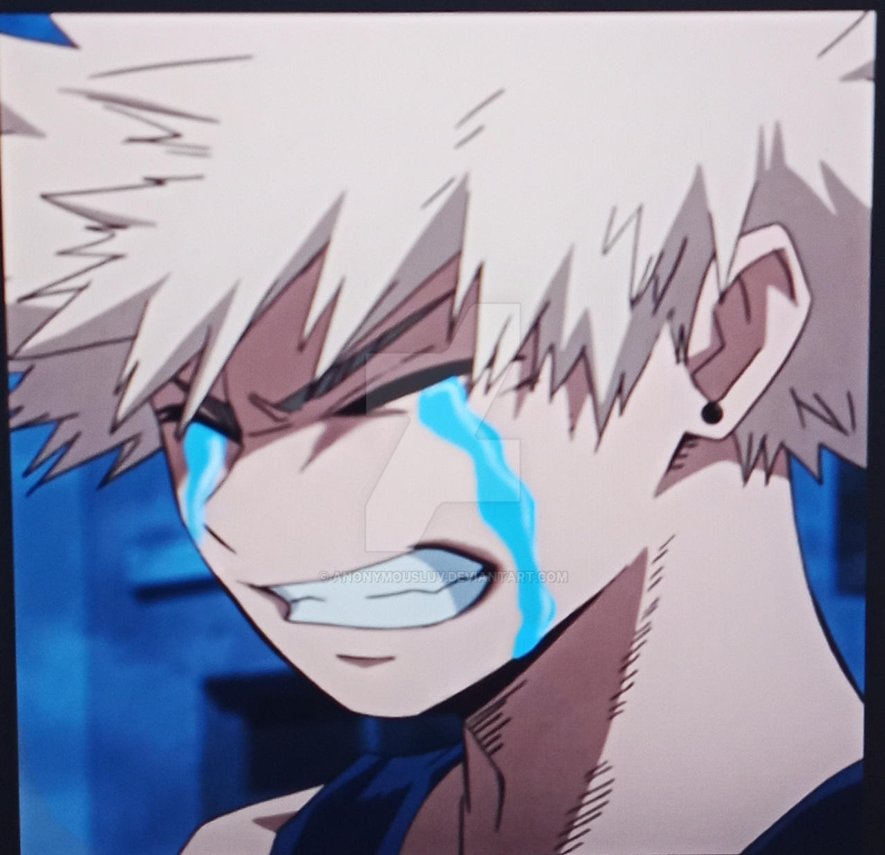Crying Bakugou by Anonymousluv on DeviantArt