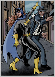 Batgirl punched