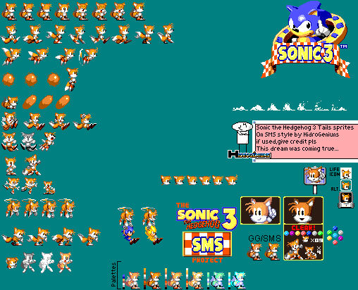 Sonic 3'Mixed (Cancelled) on X: Various sonic sprites made, along