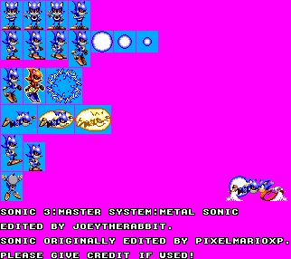 Metal Sonic Sprite Sheet by ZMK30 on DeviantArt