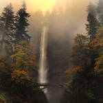 Multnomah Falls, Oregon by xsiorcanna