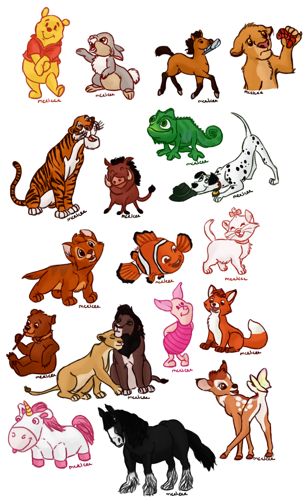 Disney Animals By Merleee On DeviantArt disney-animals-by-merleee-on-deviantart