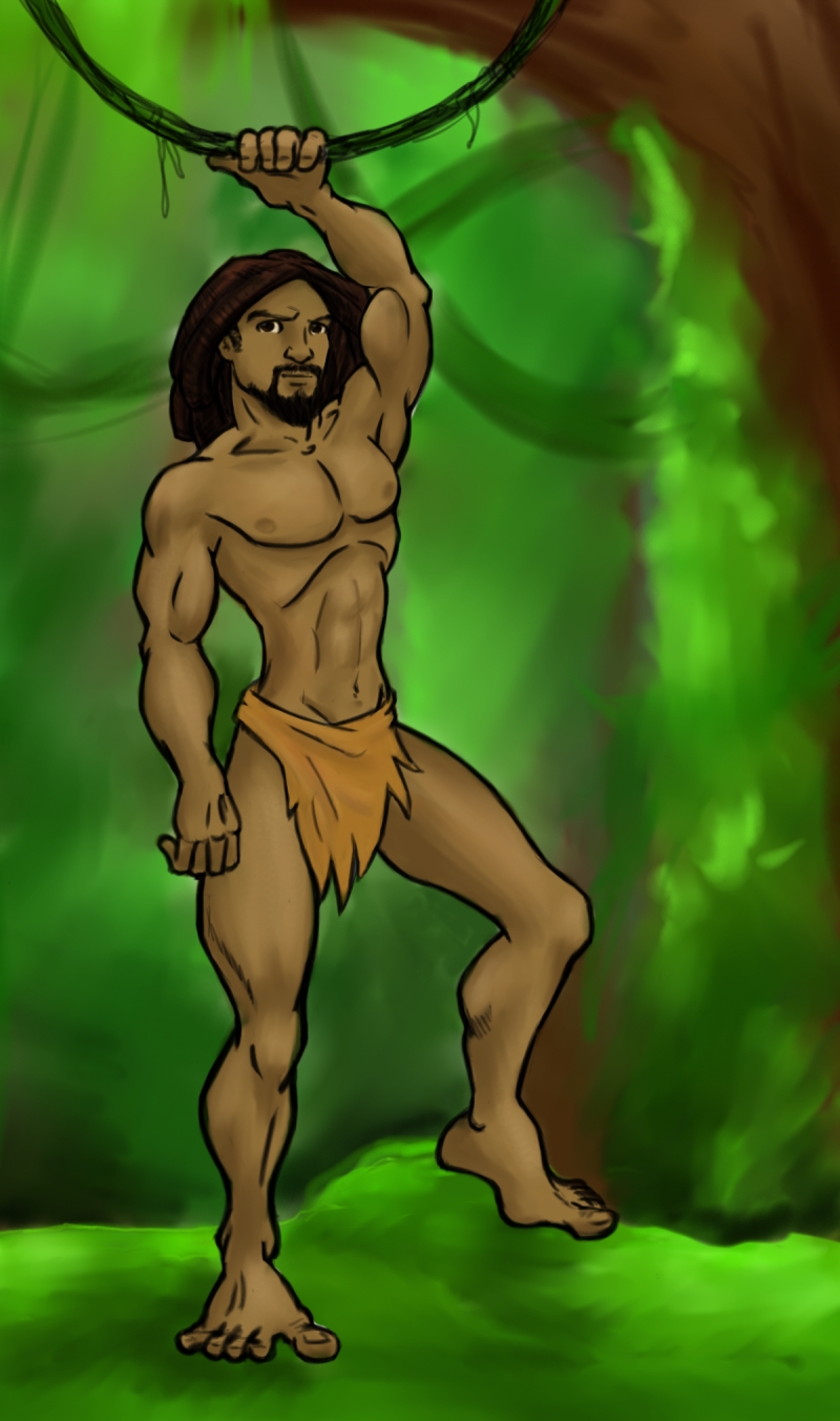 Ronon as Tarzan