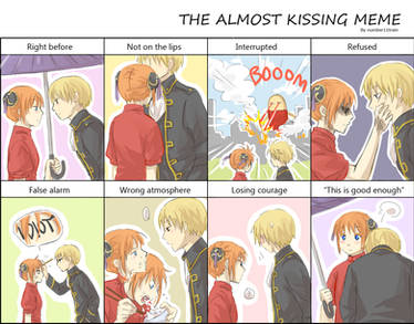 Almost kissing meme - OkiKagu