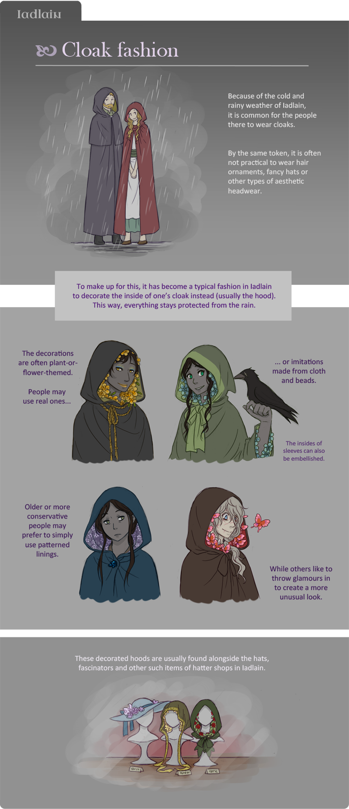 Iadlain: Cloak fashion