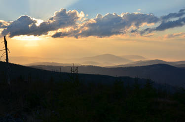 Sunset at Skrzyczne