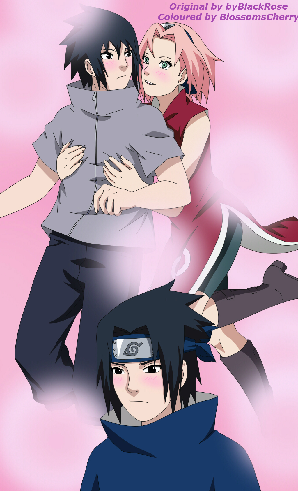 Sasuke vs Sakura by ioana24 on DeviantArt