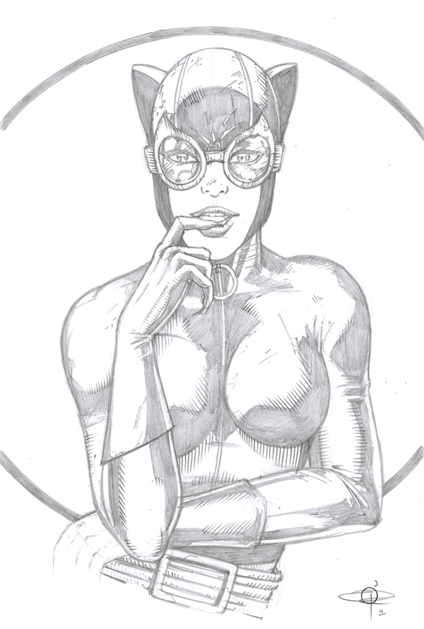 Catwoman Pre-Con sketch