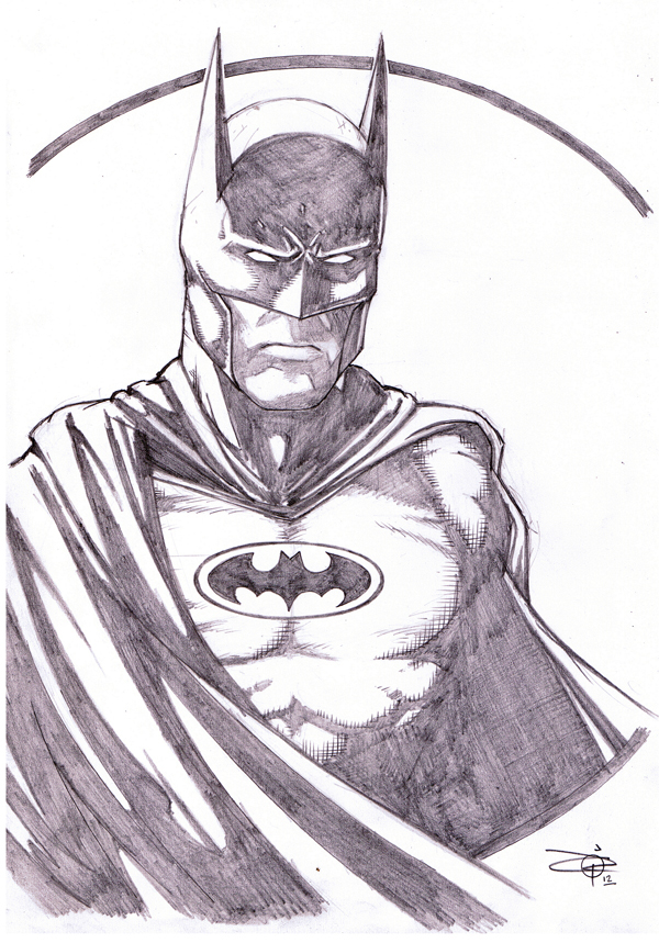 Batman Bust Sketch