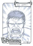 Free Hulk sketch by Carl-Riley-Art