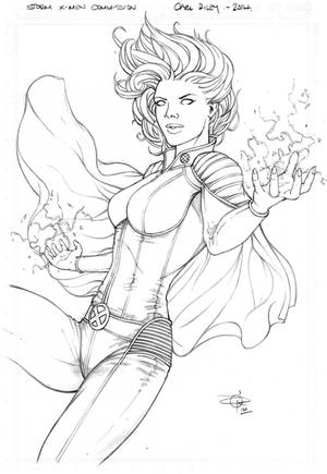 Storm Xmen Pencils by Carl-Riley-Art Storm Xmen Pencils by Carl-Riley-Art
