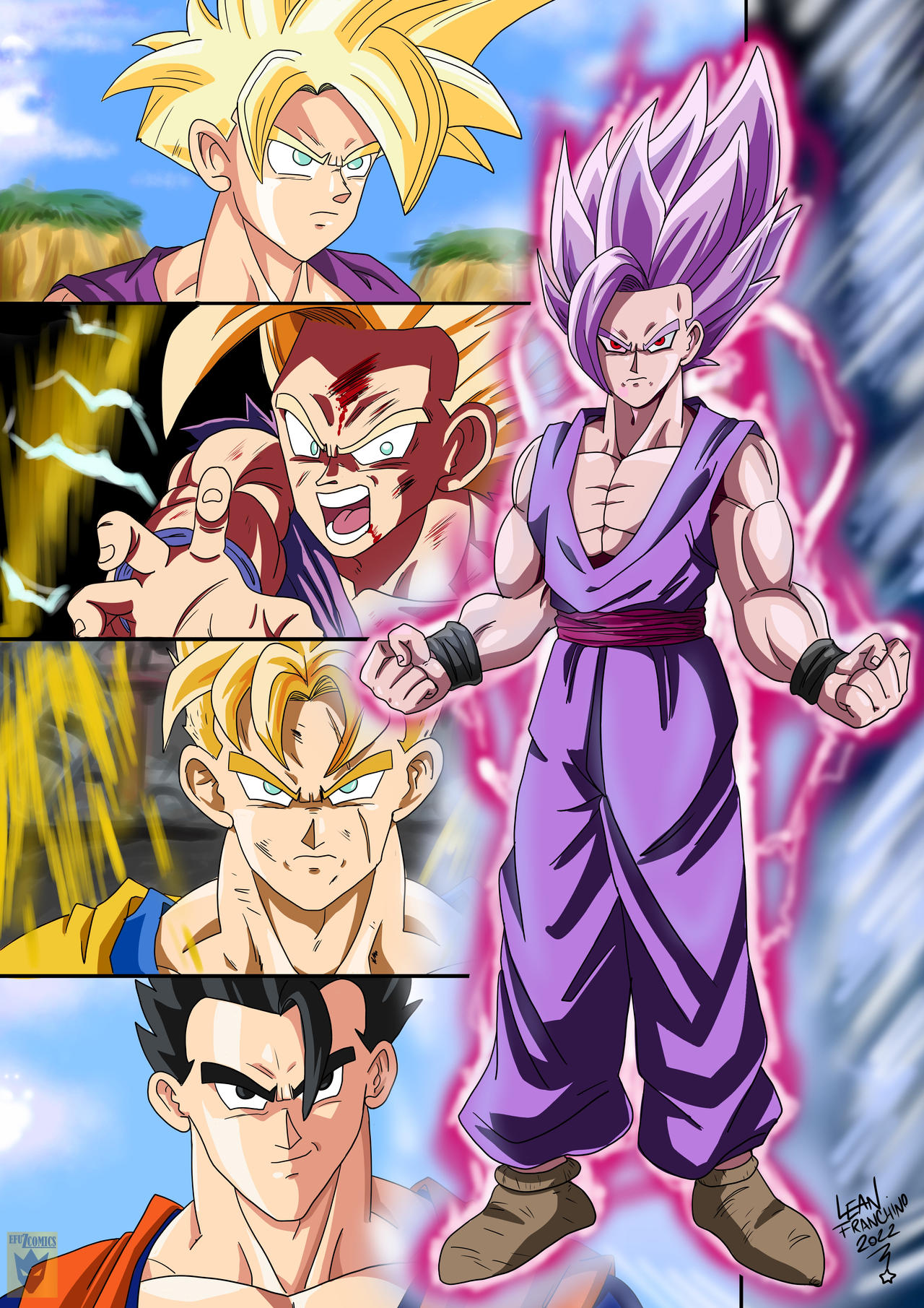 Gohans by EstrellaFugaz9 on DeviantArt