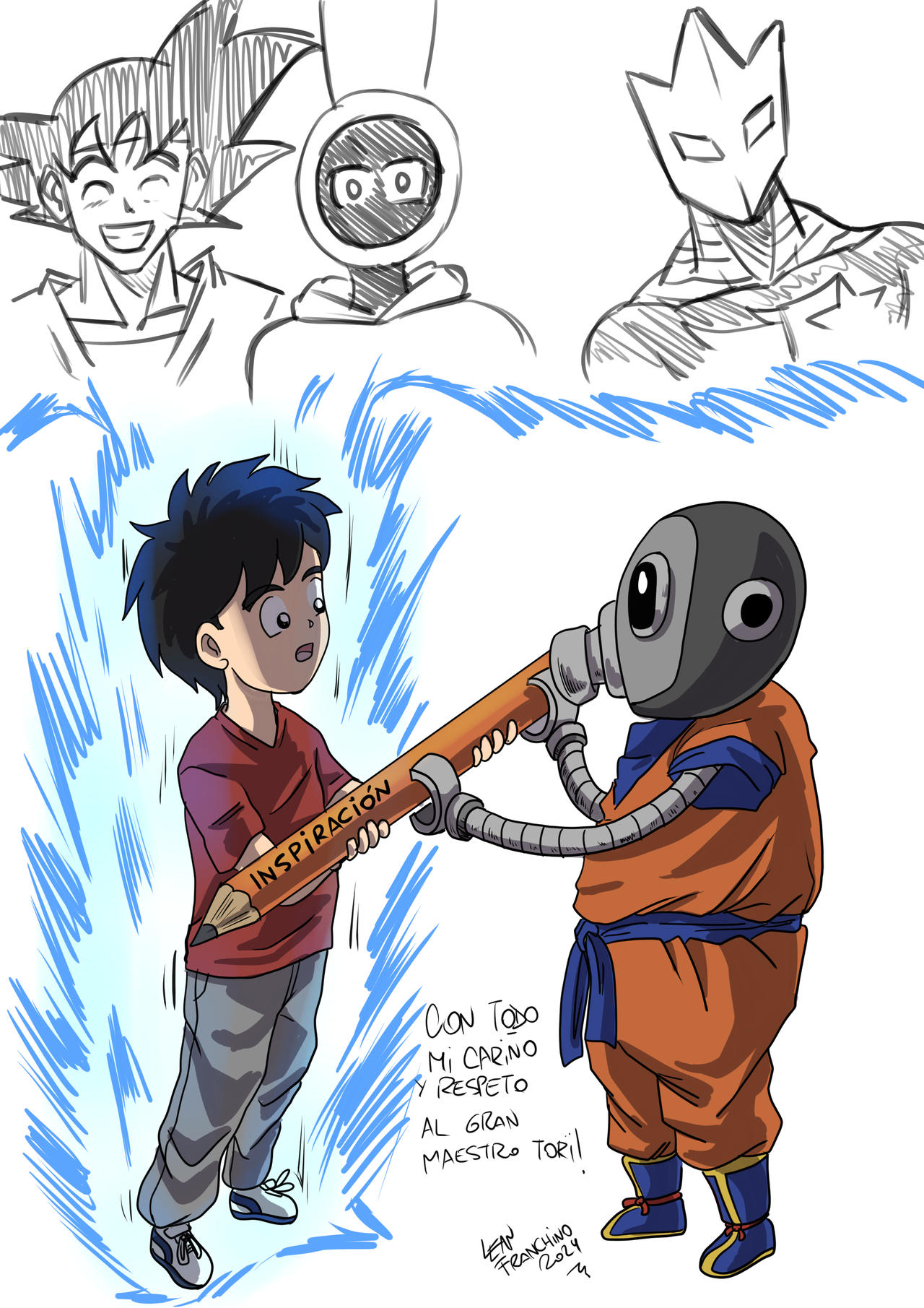 Homenaje Akira Toriyama by EstrellaFugaz9 on DeviantArt