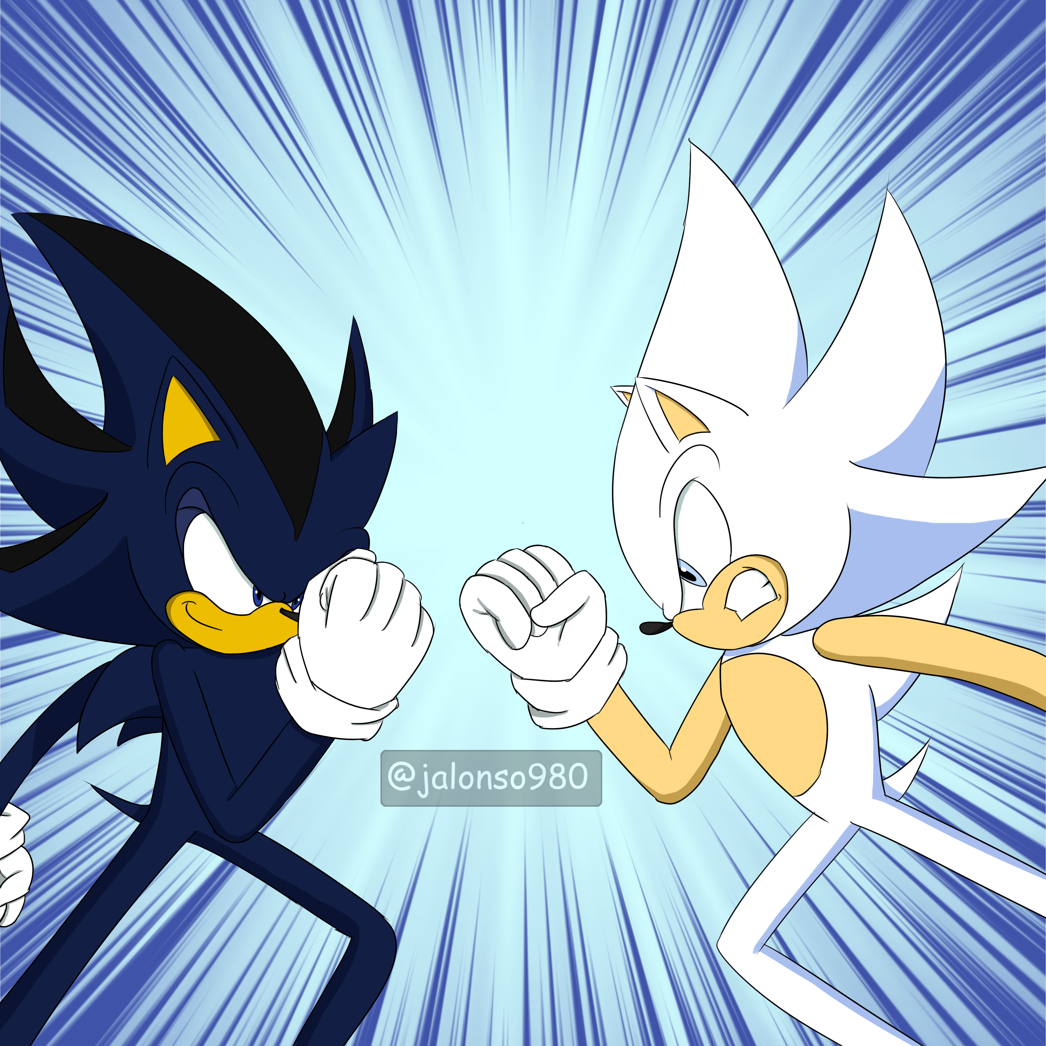 Super Sonic / Hyper Sonic Comparison by Nzar2 on DeviantArt