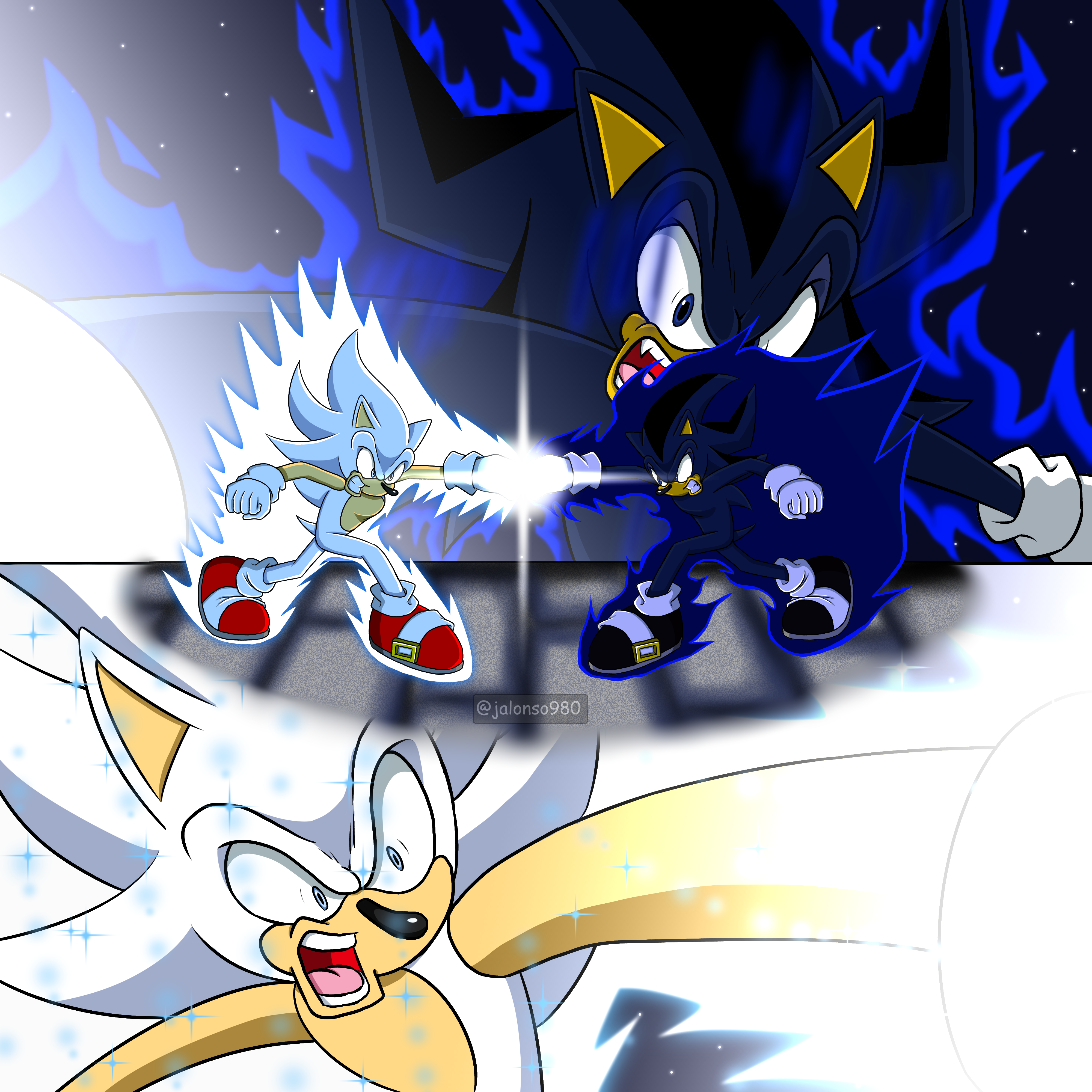 Hyper Sonic by xRubiMalonex on DeviantArt