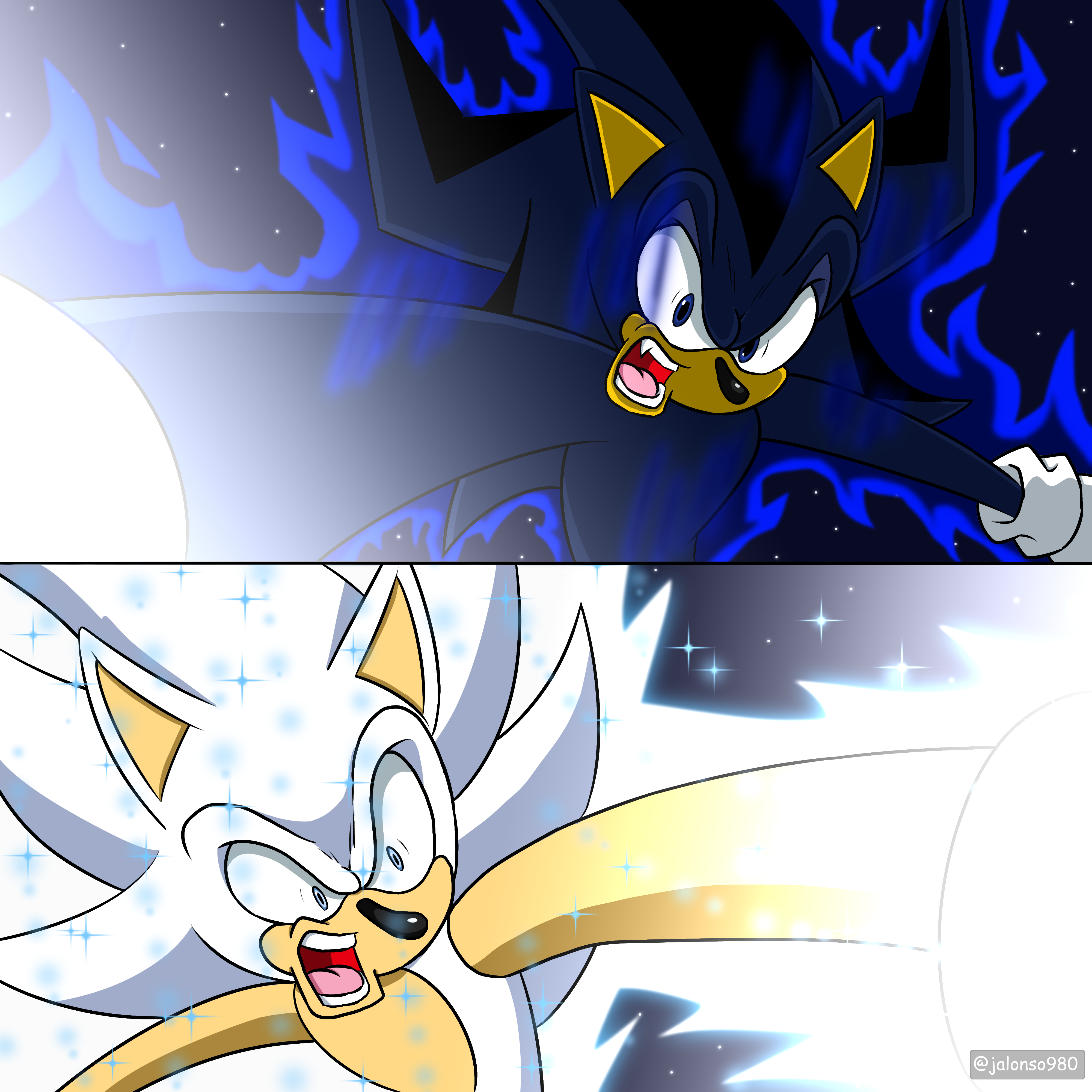 Super sonic 2 vs hyper Sonic : r/SonicTheHedgehog