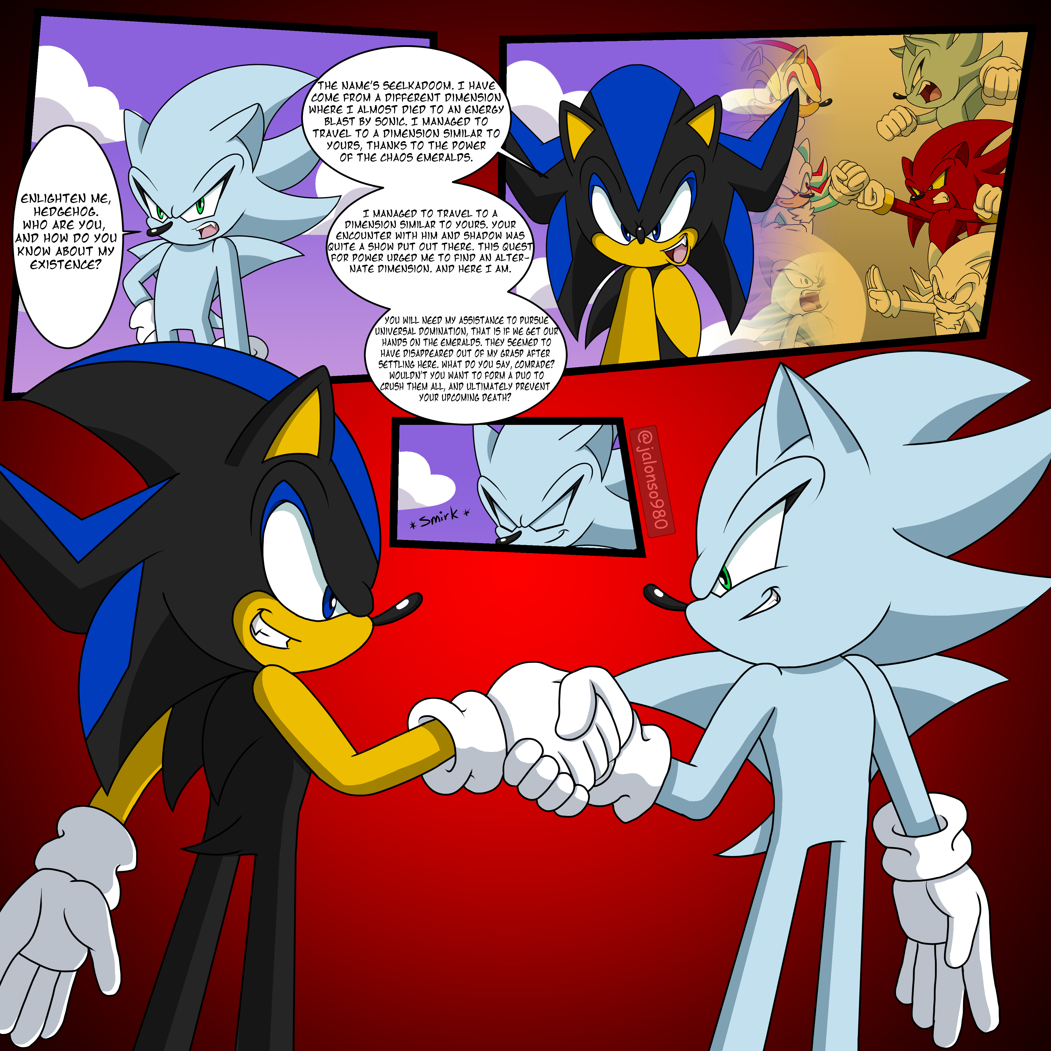 Hyper Sonic vs. Apex Seelkadoom by jalonso980 on DeviantArt