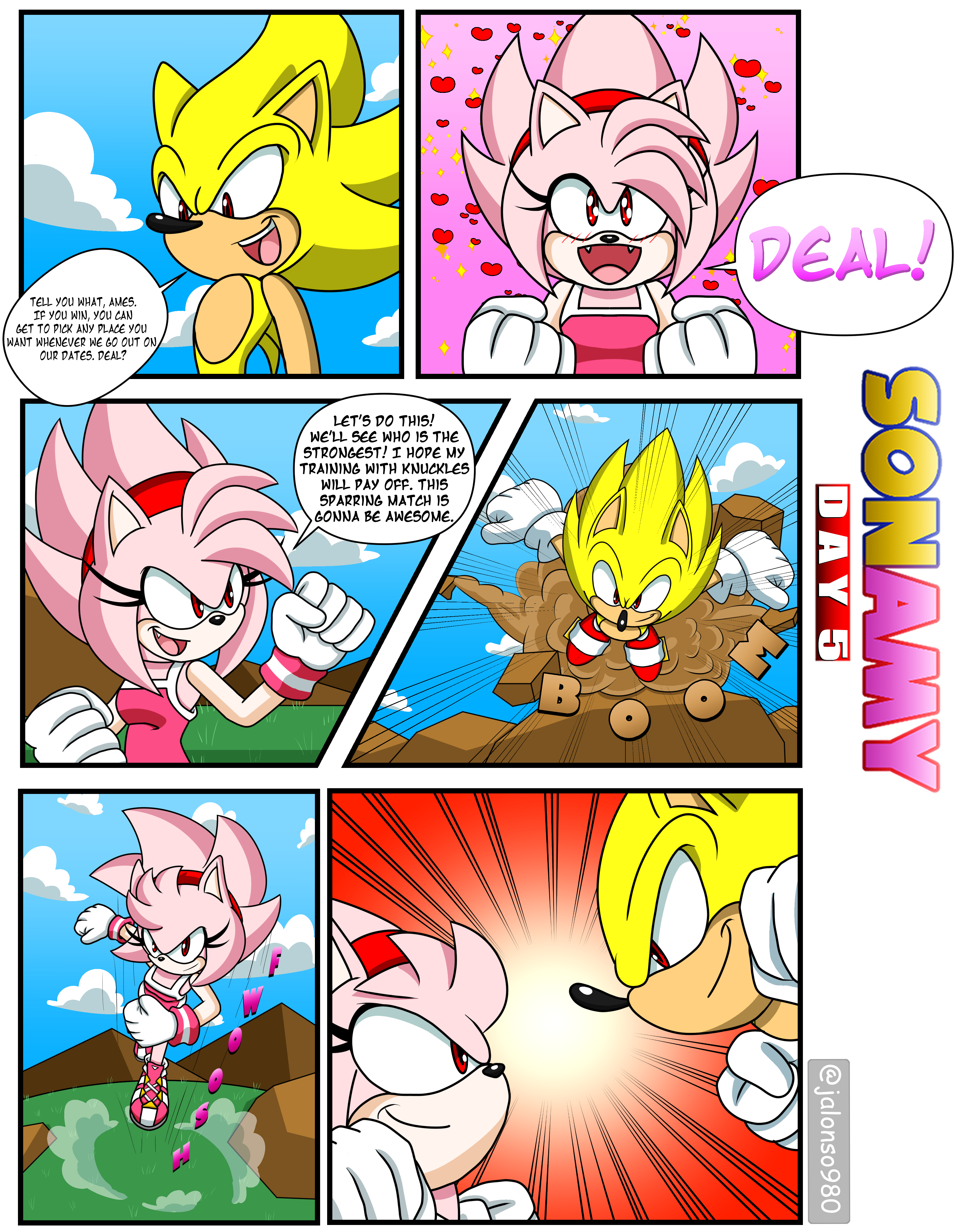 Feelings Sonamy Comic Page 3 by Deaream on DeviantArt