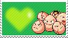 102 - Exeggcute by Marlenesstamps