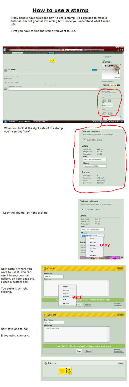 .:How to use a stamp tutorial:. by Marlenesstamps on DeviantArt