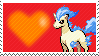 Shiny Ponyta by Marlenesstamps