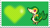 Leon The Snivy by Marlenesstamps