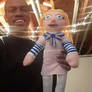 Taurean Smith-Partee with M3gan doll
