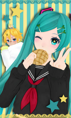 [MMD] Melon Pan - Past