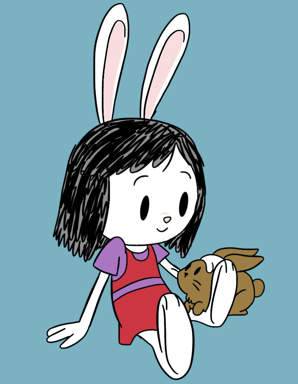 (elinor wonders why) hello little bunny by agostinaisthebest on DeviantArt