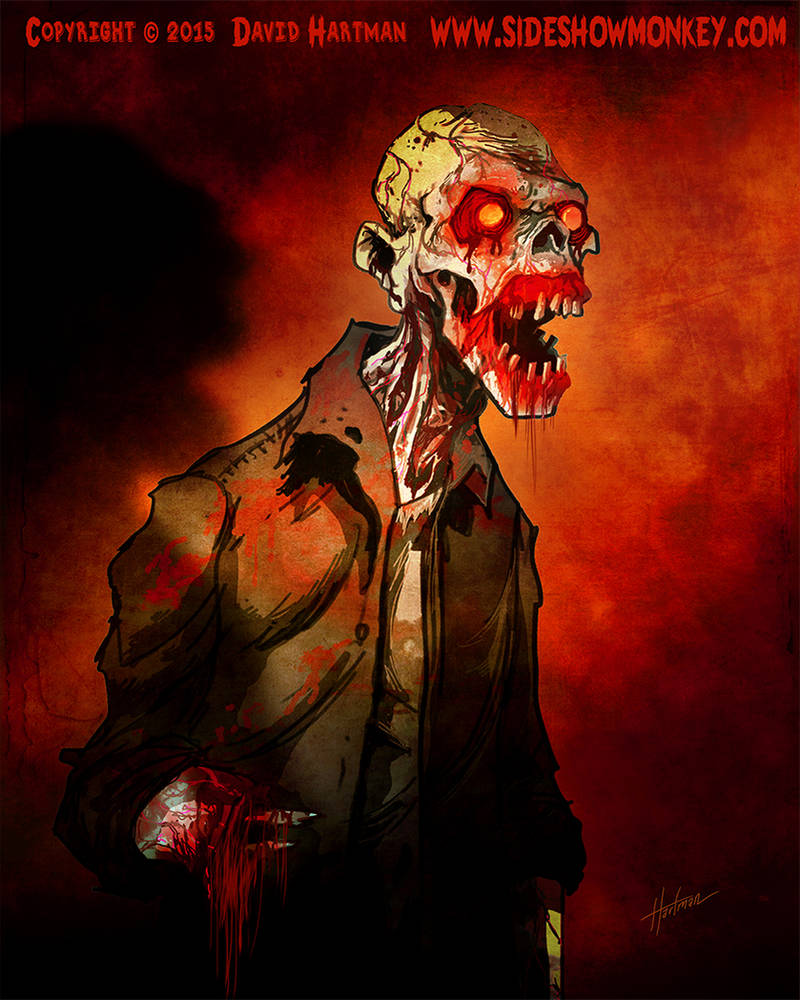MUTANT ZOMBIE by Hartman by sideshowmonkey