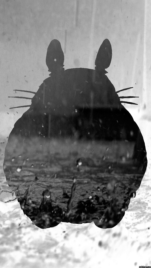 Totoro iPhone 5s Wallpaper by owlboy68 on DeviantArt Totoro iPhone 5s Wallpaper by owlboy68 on DeviantArt