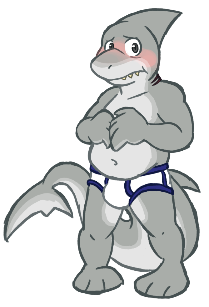 Blushy shark (Commission)