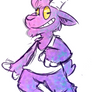 Purple Goat doodle