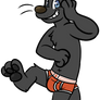 Rex in briefs