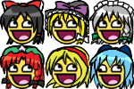 TouhouIsHappyPlz faces WIP