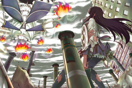 Homura Akemi vs Walpurgisnacht