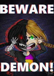 BEWARE: DEMON! {Birthday gift- Fan-art}