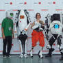 Portal 2 cosplay with cores